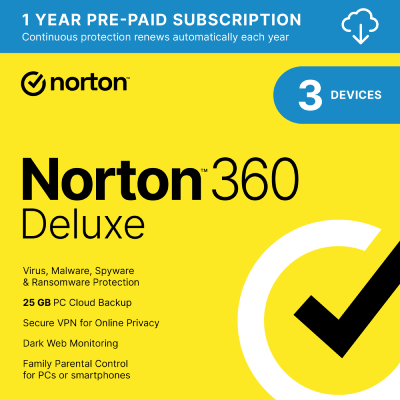 Norton 360 Deluxe, Antivirus Software